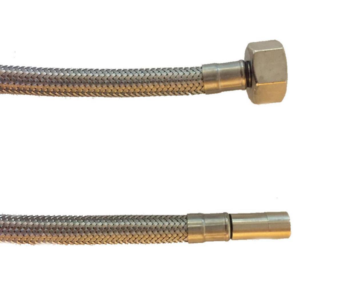 Anslutningsslangar rak/slät silikon - R15X12MM WC.SLANG SIL 8 L=0.3M 15 LEK.MUTTER/12MM SLÄTÄNDE