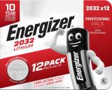 Batteri Litium CR2032, 12-pack