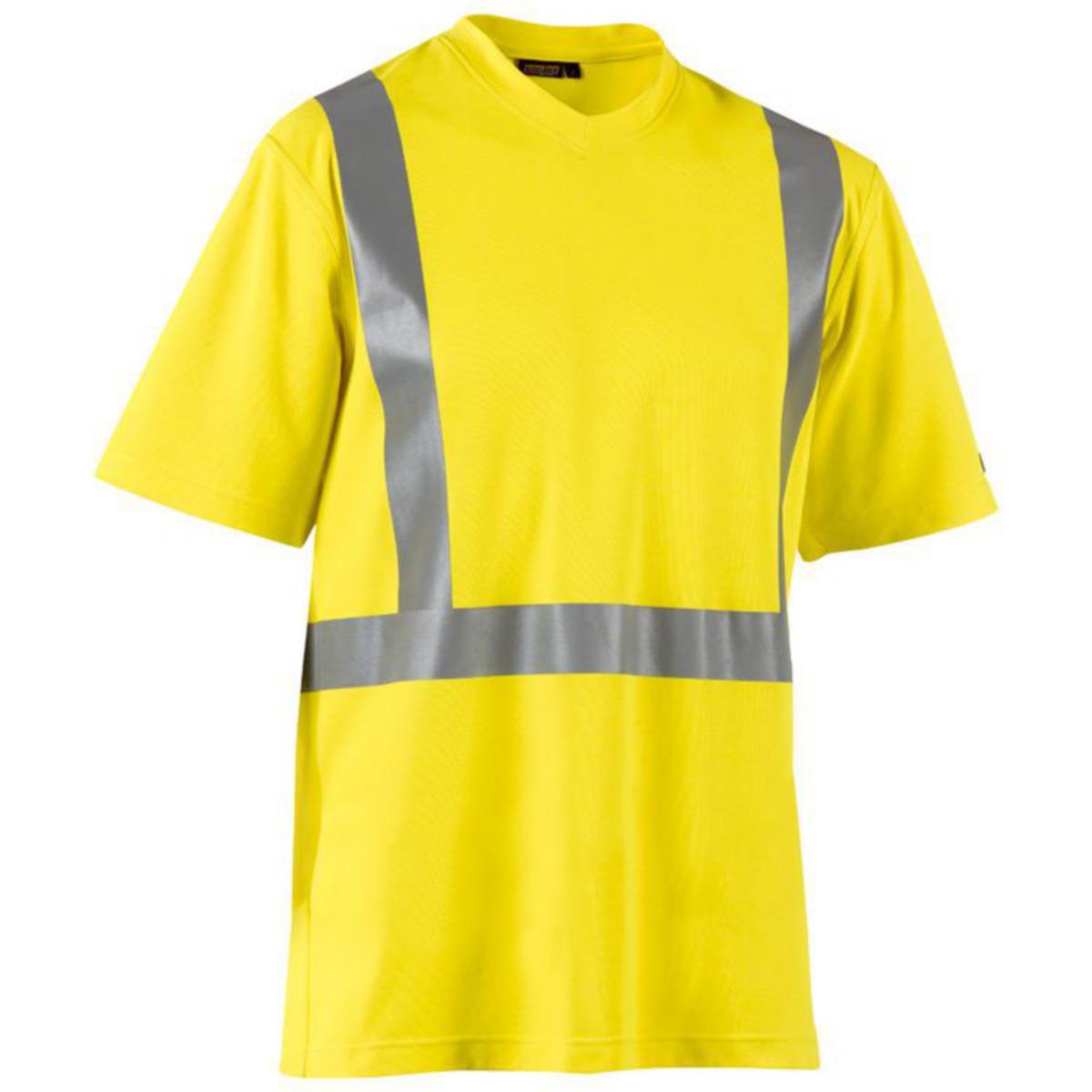 T-shirt Blåkläder 3382-1011 - T-SHIRT BLK 3382-1011 GUL VARSEL KLASS 2 STL L