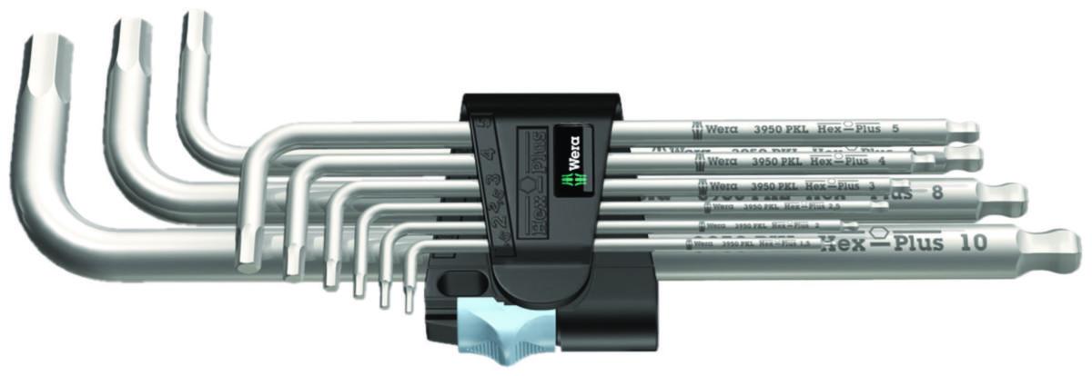 Insexnyckelsats Wera 3950/9PKL rostfri - INSEXNYCKELSATS WERA 3950/9PKL 1,5-10,0MM ROSTFRIA