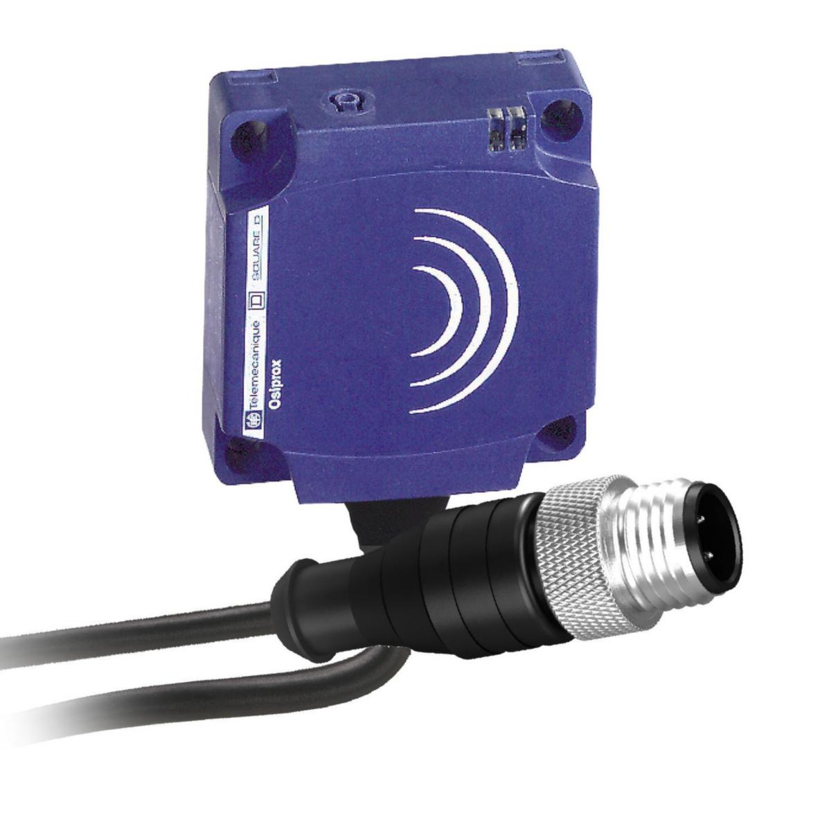 Induktiv givare XS8 av blockmodell Osisense AC/DC-matning - IND.GIV FORMC SN=25MM BR XS8C1A1MBL01U20
