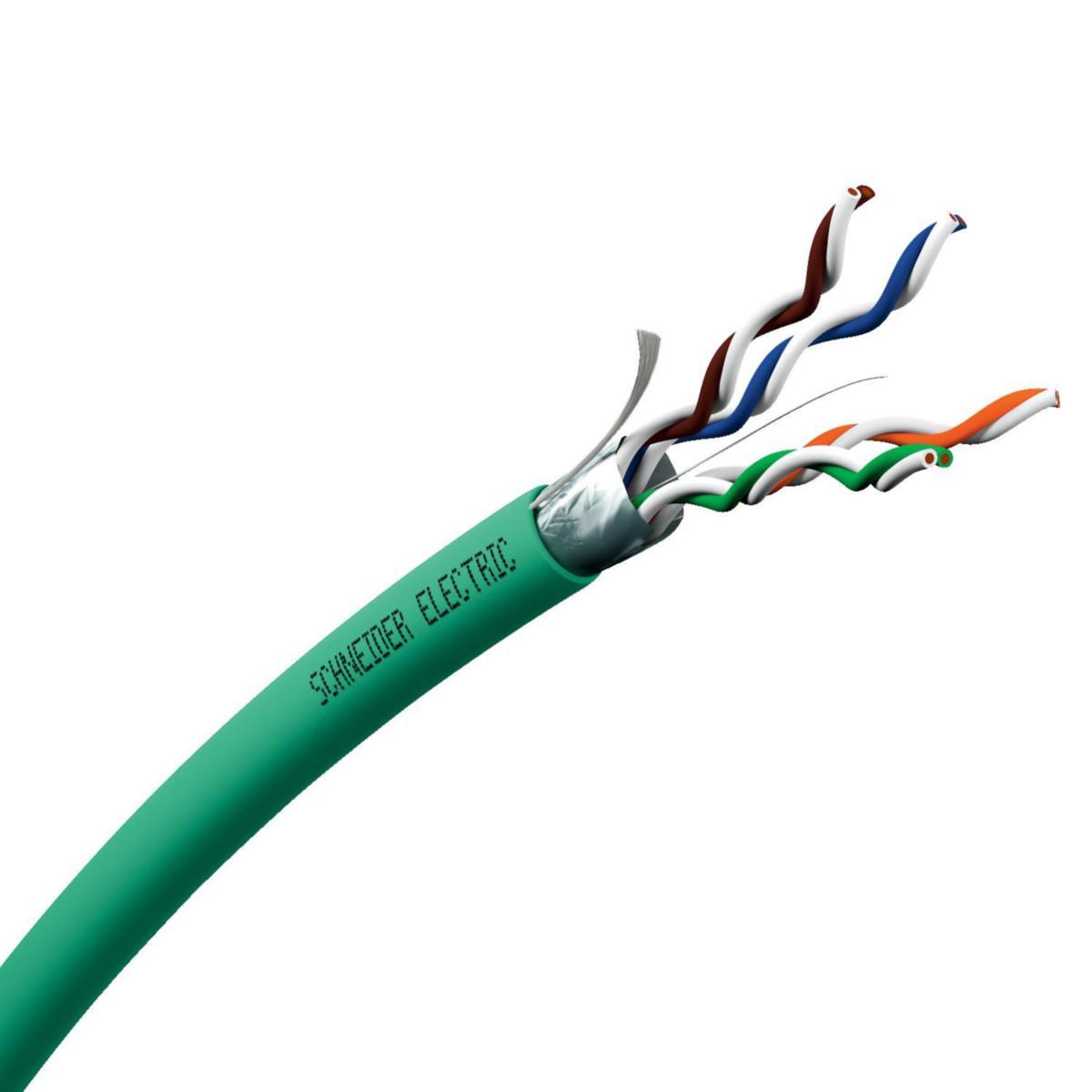 Datakabel Actassi C6 F/UTP Dca, Schneider - KAT 6 F/UTP 4P DCA GRÖN T500 (*0) VDICD136218