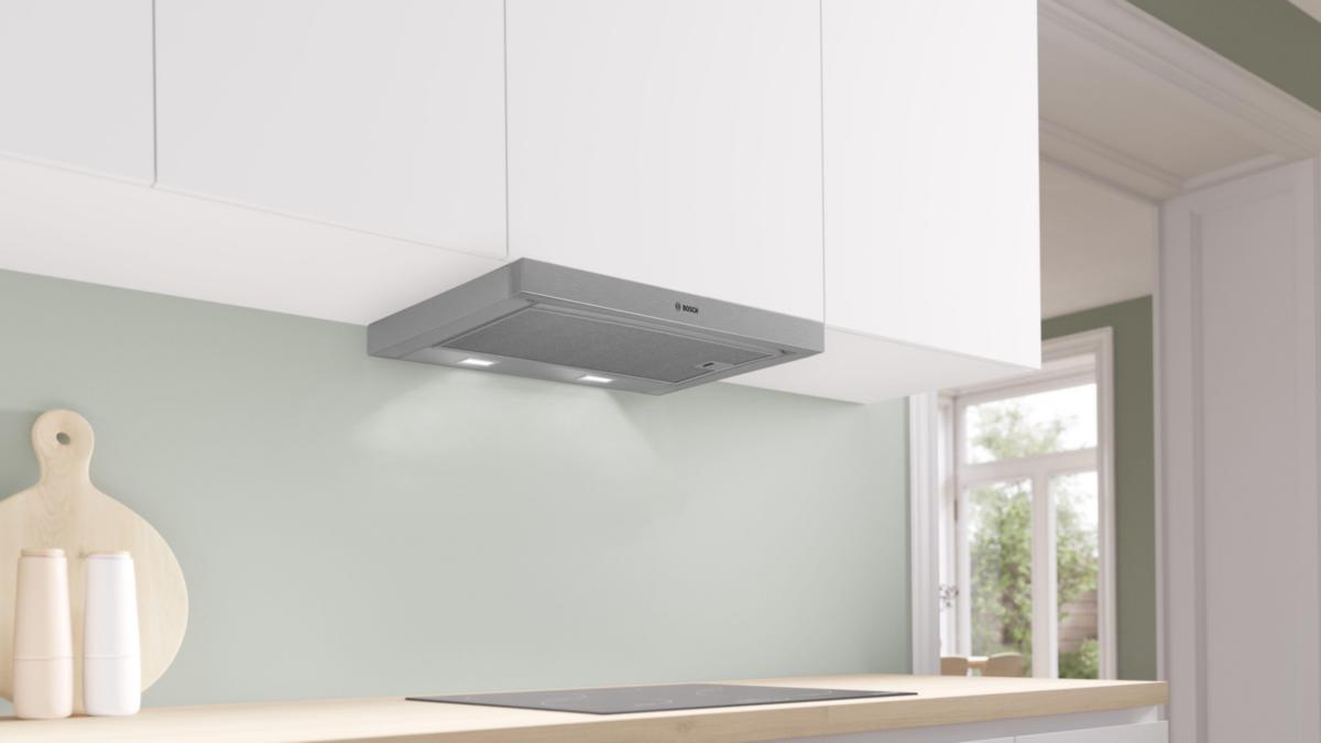 Fläkt, utdragbar, 60 cm, Serie 2 - SPISFLÄKT UTDRAGBAR 60 CM SILVER DFM064W54 BOSCH