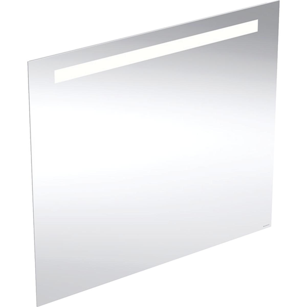 Spegel Option Basic, Geberit - GEBERIT OPTION BASIC SPEGEL 80x70 MED LED BELYSN. OVANKANT