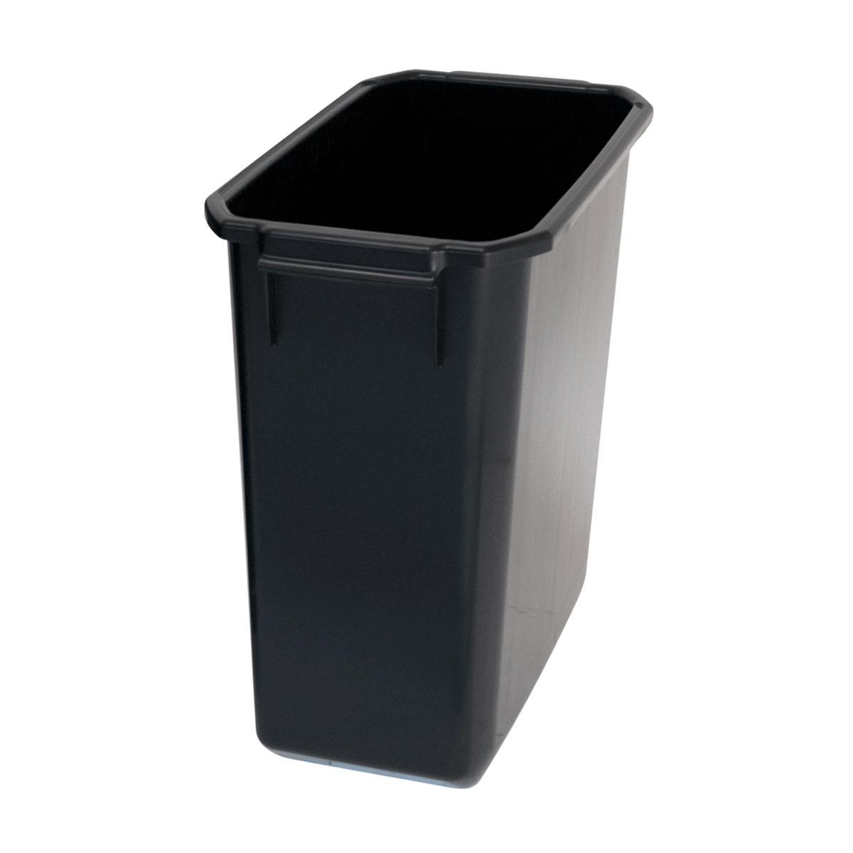 Sopkärl Patricia 60 l - SOPKÄRL PATRICIA 60L SVART ÅTERVUNNEN PLAST