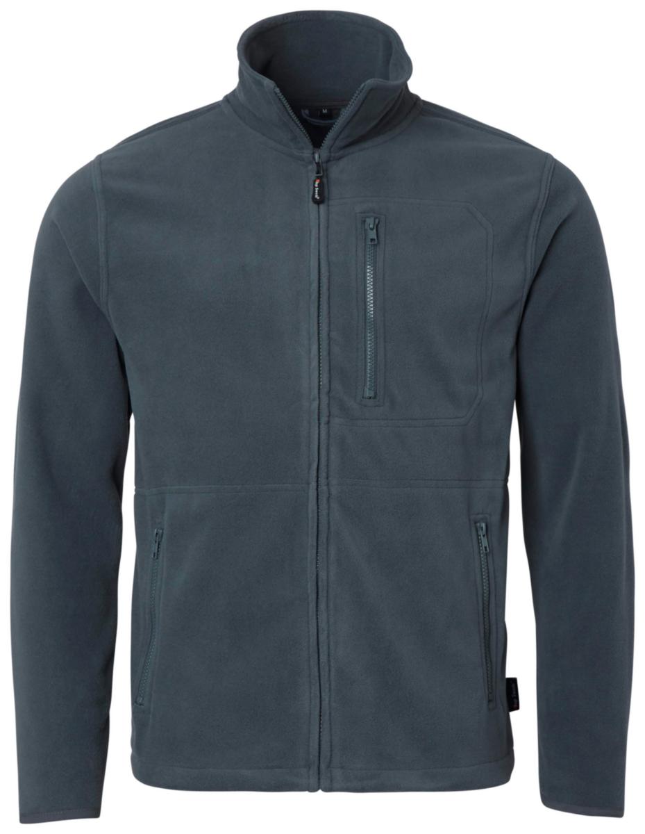 Fleecejacka Top Swede 4642 - FLEECEJACKA TOPSWEDE 4642 GRÅ L