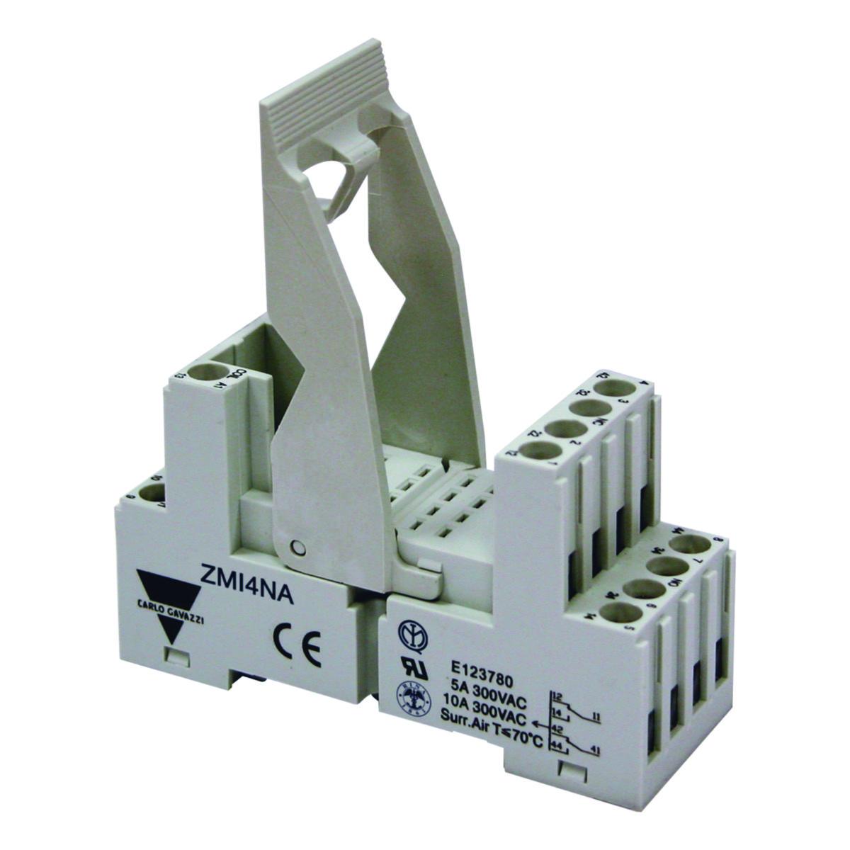 Sockel 4 pol RMI relä - SOCKEL 4 POL RMI RELÄ ZMI4NA