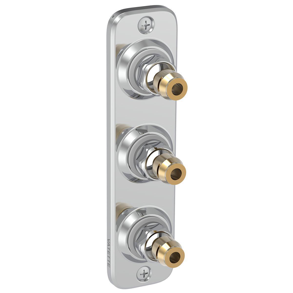 Kopplingsbricka V6 Grön 3-rör, Vatette - VATETTE KOPPLINGSBRICKA V6GRÖN 3-RÖR 60C/C, PEX 15X2,5