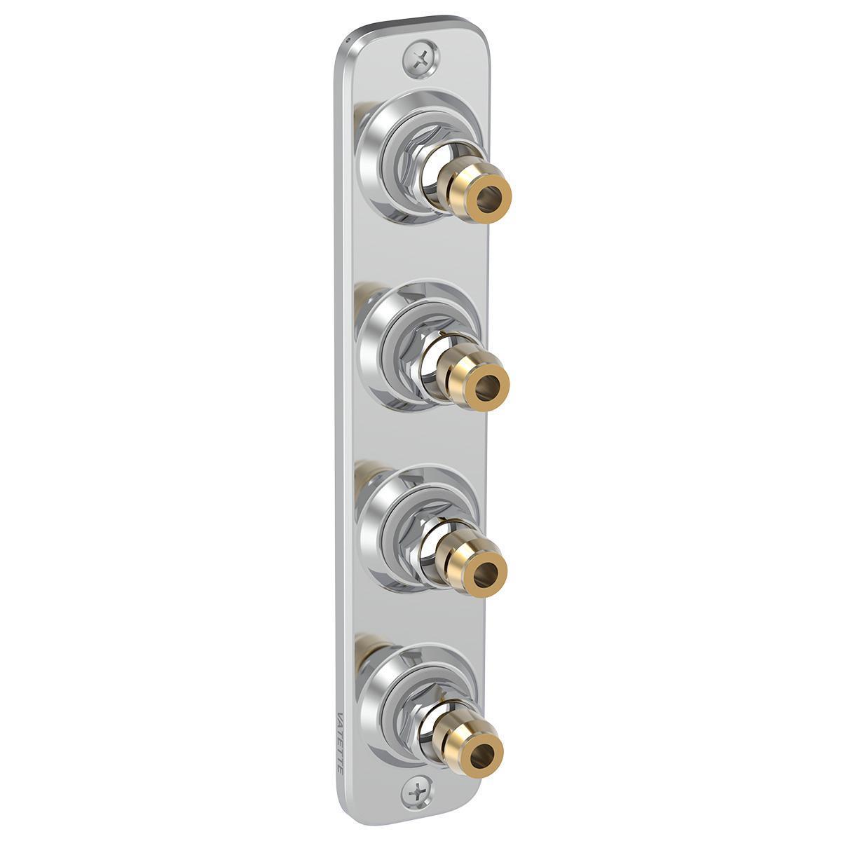 Kopplingsbricka V6 Grön 4-rör, Vatette - VATETTE KOPPLINGSBRICKA V6GRÖN 4-RÖR 60C/C, PEX 16X2,0-2,5