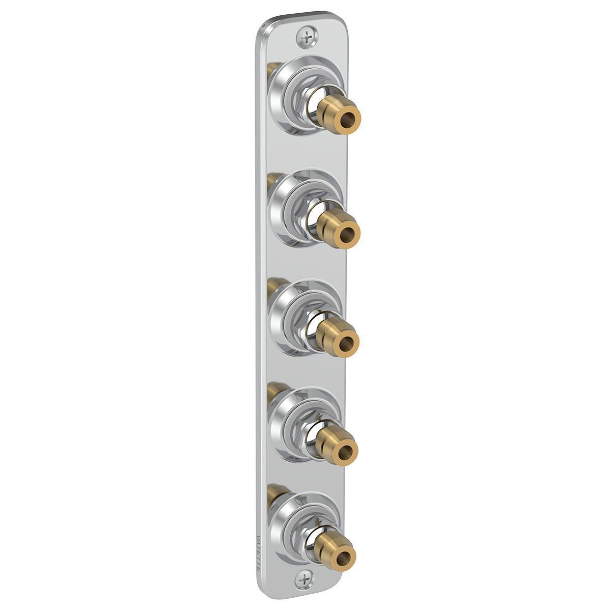 Kopplingsbricka V6 Grön 5-rör, Vatette - VATETTE KOPPLINGSBRICKA V6GRÖN 5-RÖR 60C/C, PEX 16X2,0-2,5