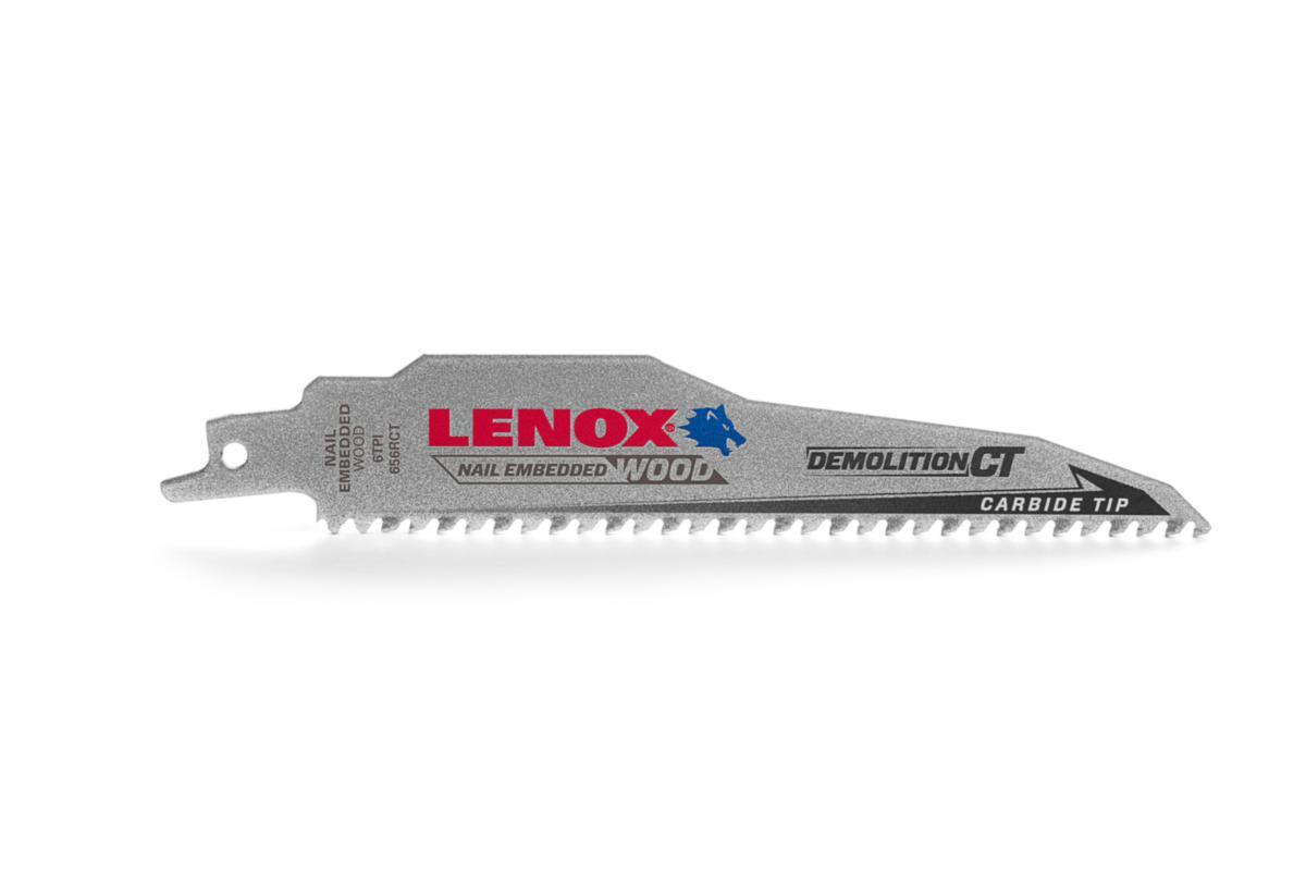 Tigersågblad Lenox Demolition CT - TIGERSÅGBLAD LENOX DEMOLITION CT 150MM 6T 1-PACK HM TÄNDER