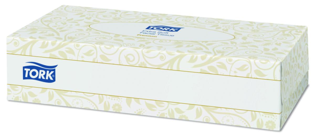 Ansiktsservett Tork Premium F1 - ANSIKTSSERVETT TORK PREMIUM F1 VIT 20X21CM 100ST/ASK 140280