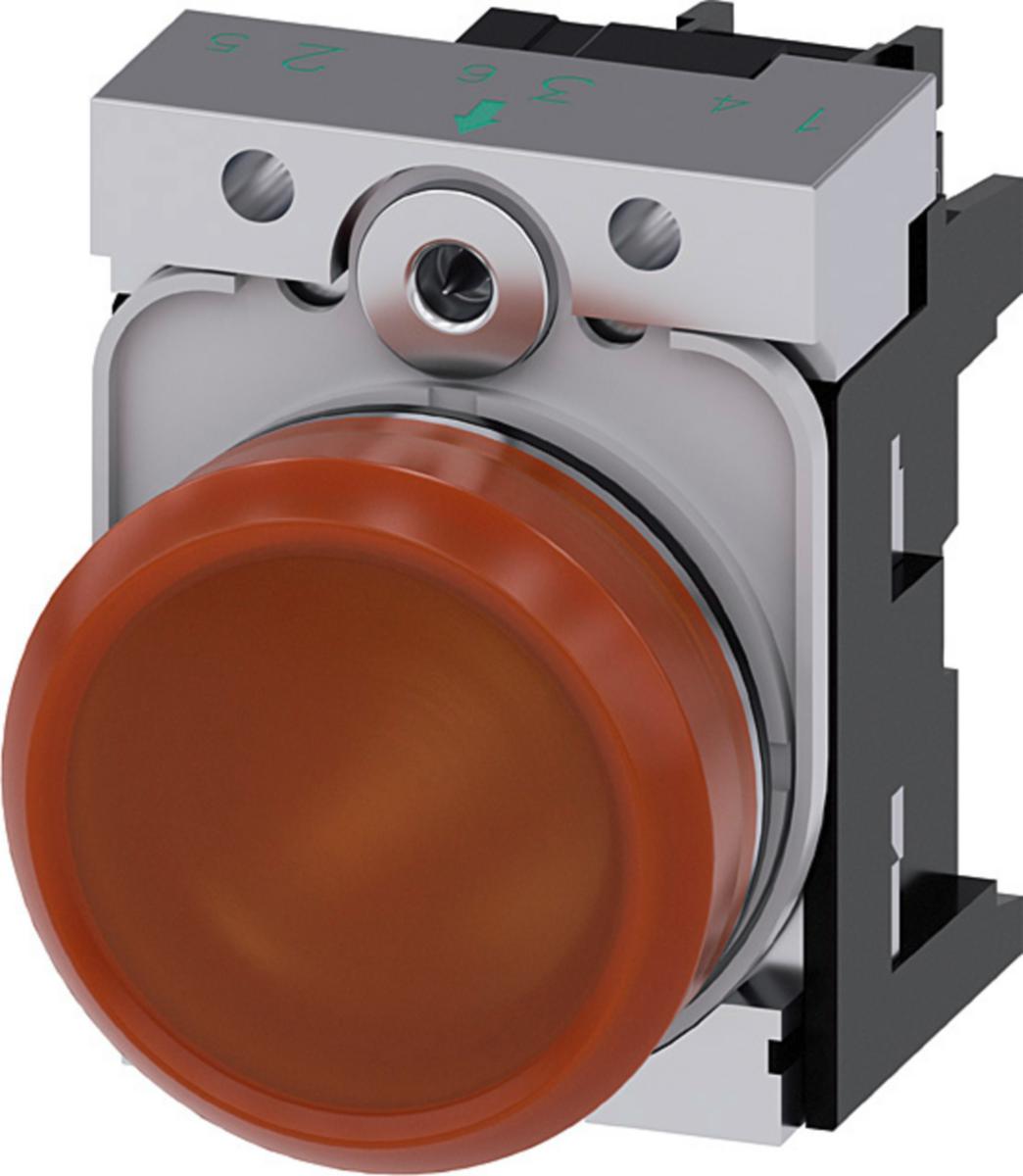 Signallampa 3SU11 - SIGNALLAMPA ORANGE 24V 3SU1152-6AA00-1AA0