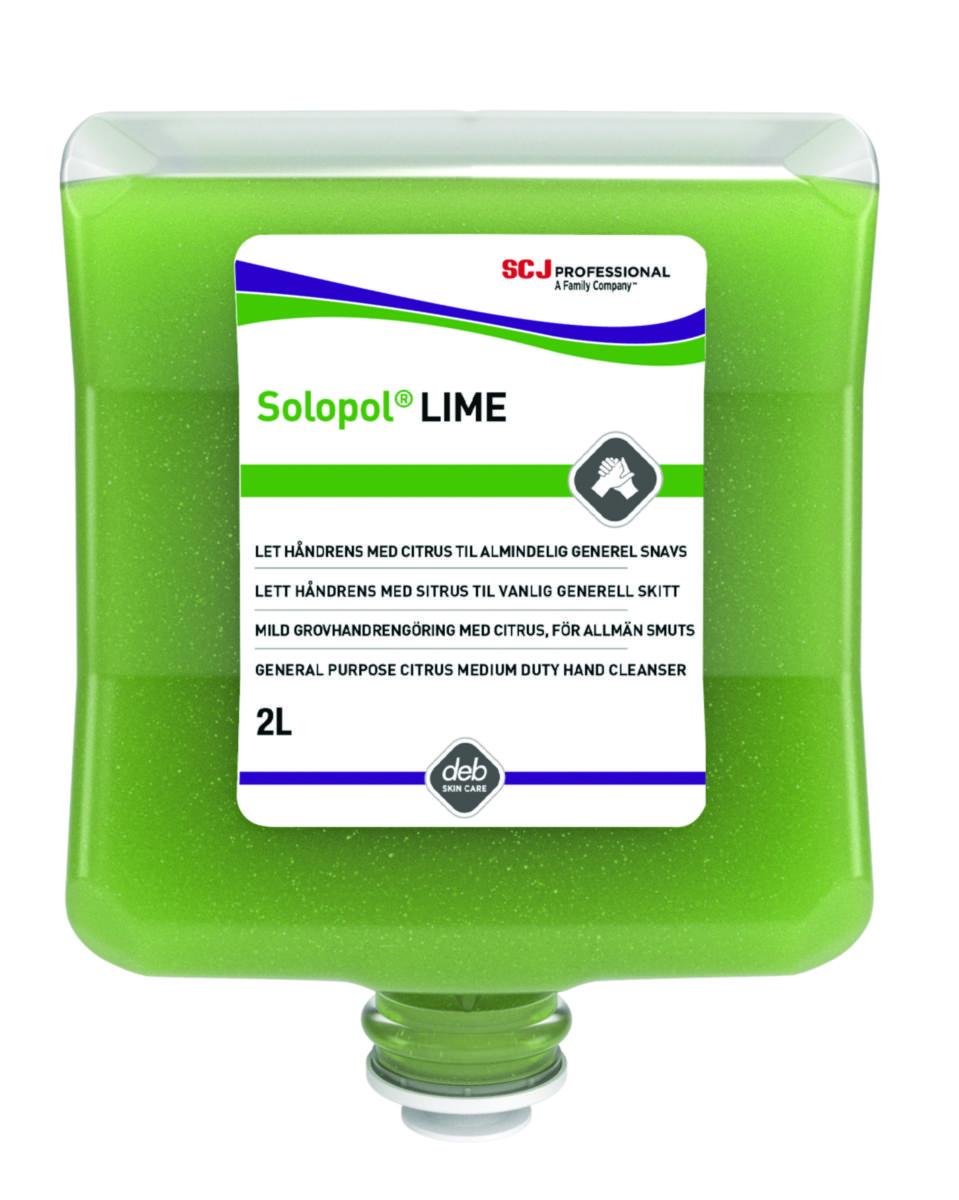Handrengöring Solopol LIME - HANDRENGÖRING SOLOPOL LIME MEDELGROV 2 LITER