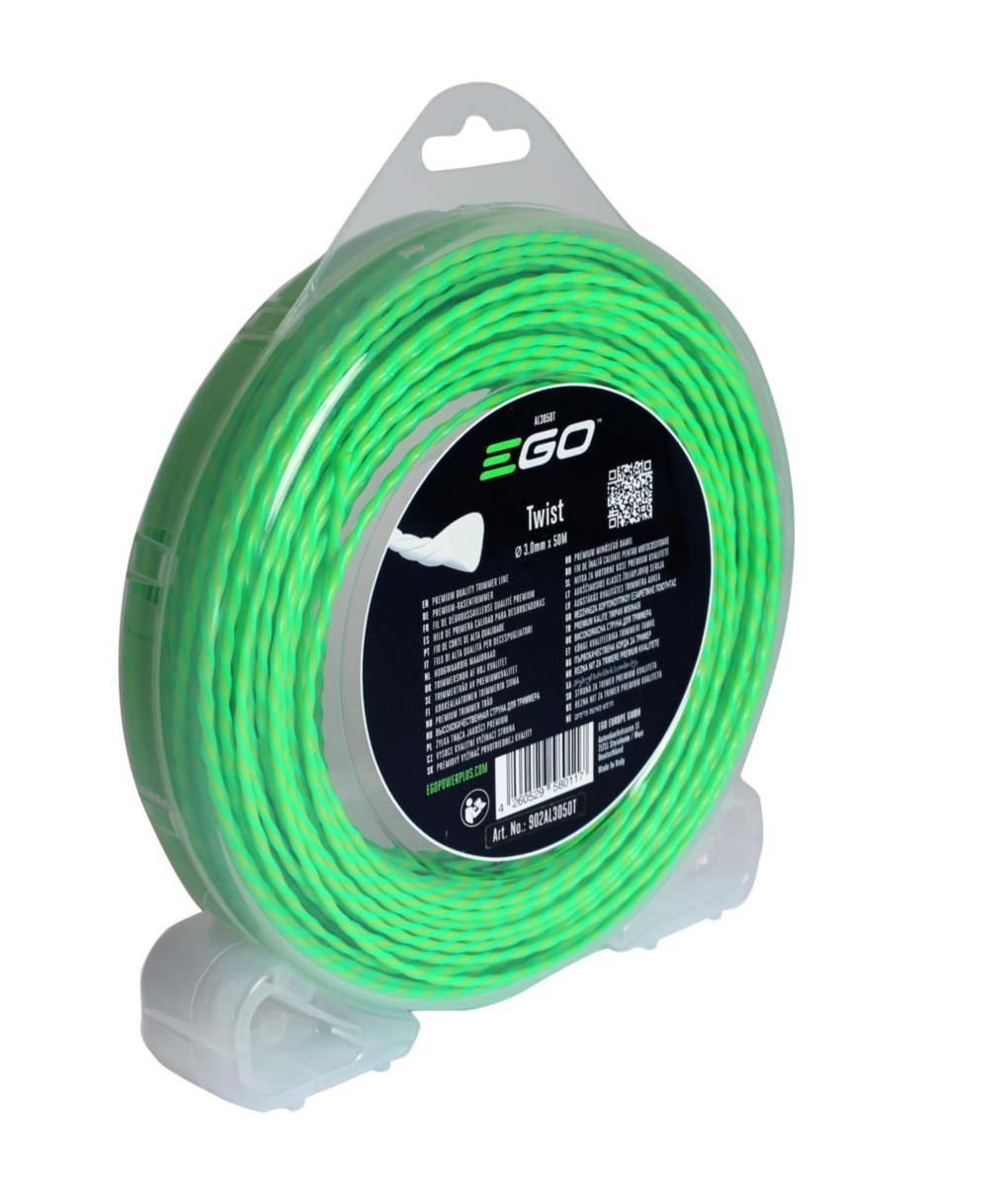 Trimmertråd, tvinnad 3.0 mm - TRIMMERTRÅD TVINNAD 3.0MM 50M AL3050T EGO