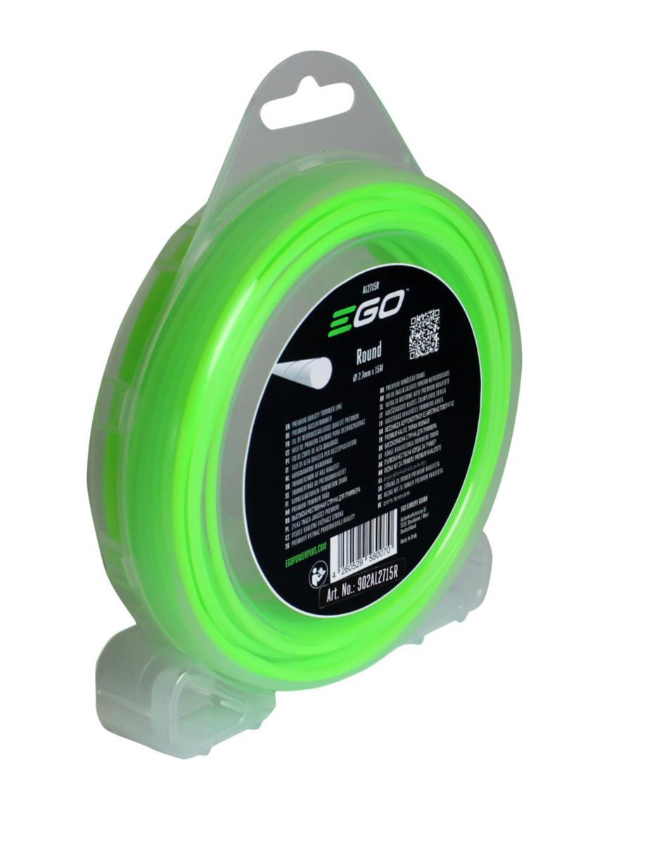 Trimmertråd EGO Rund BCX3800/STX3800 - TRIMMERTRÅD EGO RUND 2.7MM 15M TILLBEHÖR BCX3800 STX3800
