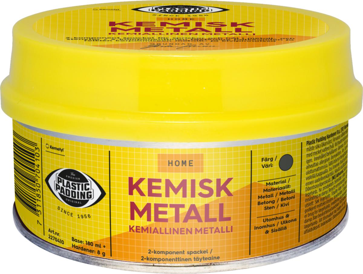 Spackel Plastic Padding kemisk metall - SPACKEL PLASTIC PADDING KEMISK METALL 180 ML