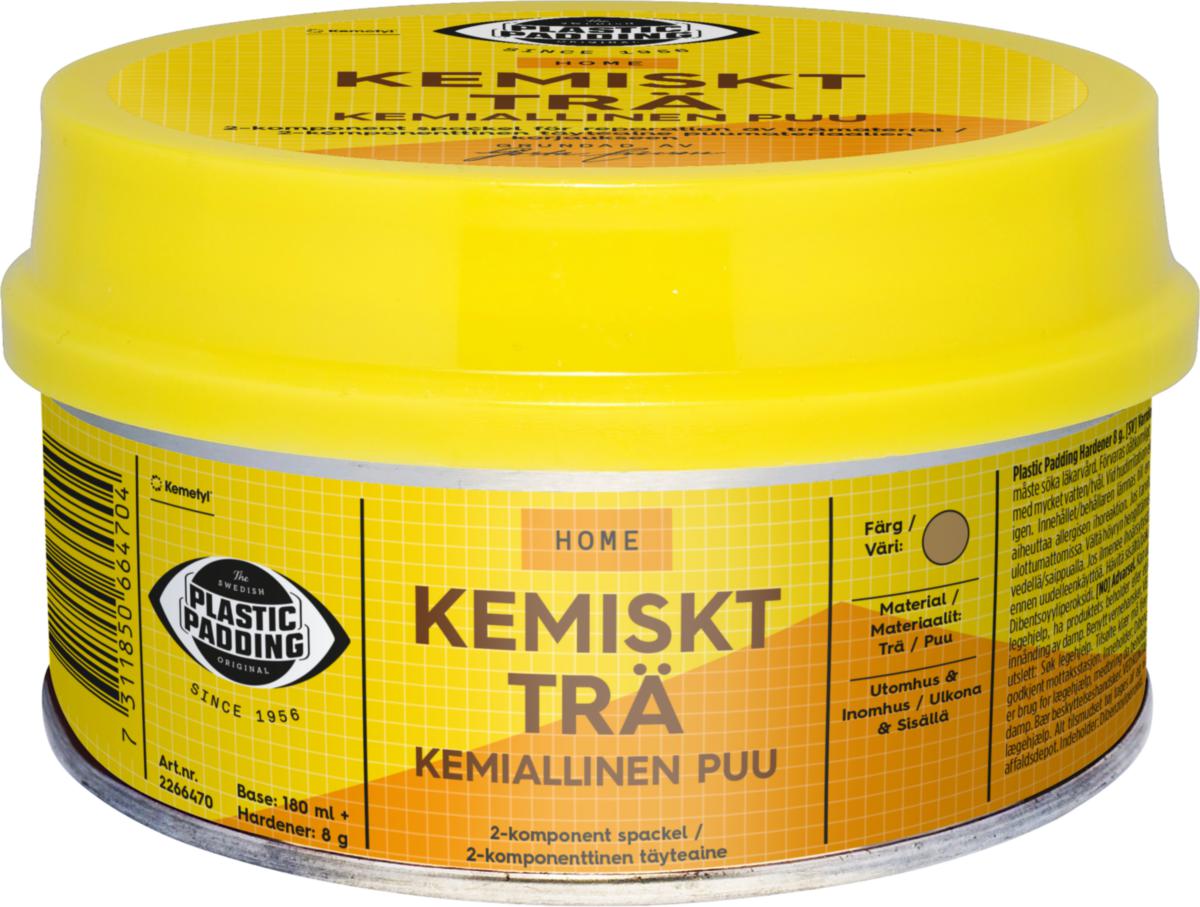 Spackel Plastic Padding Kemiskt trä - SPACKEL PLASTIC PADDING KEMISKT TRÄ 180ML