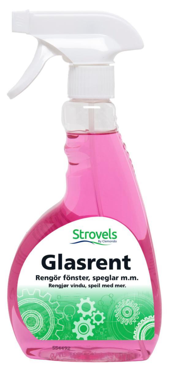 Fönsterputsmedel Strovels Glasrent - FÖNSTERPUTSMEDEL STROVELS GLASRENT 500ML