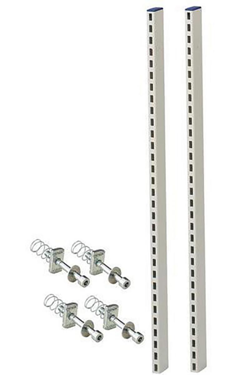 Perforerade pelare, till arbetsbord GBP - PELARE PERFORERAD 990 MM BEIGE 2-PACK UTAN MONTERINGSSATS