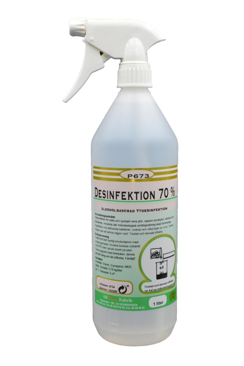 Ytdesinfektion Prol P673 - YTDESINFEKTION 70% PROL P673 1L SPRAY