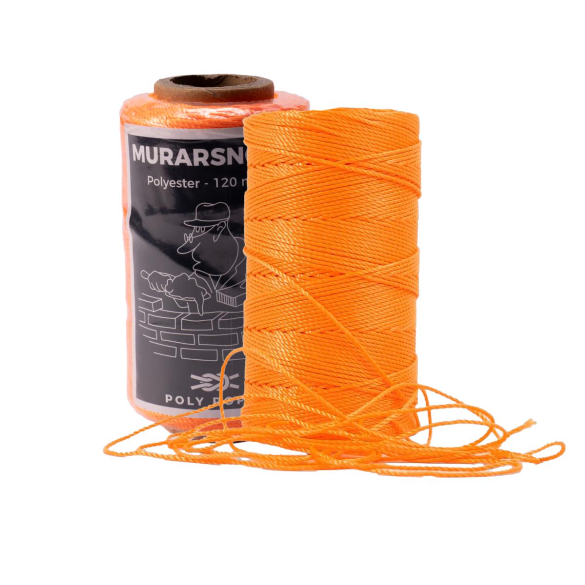 Murarsnöre - MURARSNÖRE ORANGE 120M POLYESTER