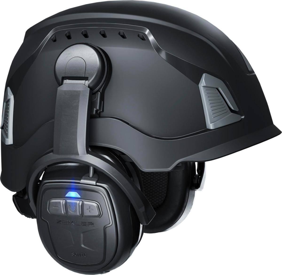 Hörselkåpa Zekler Sonic 530 - HÖRSELKÅPA ZEKLER SONIC 530H HJÄLMFÄSTE BLUETOOTH