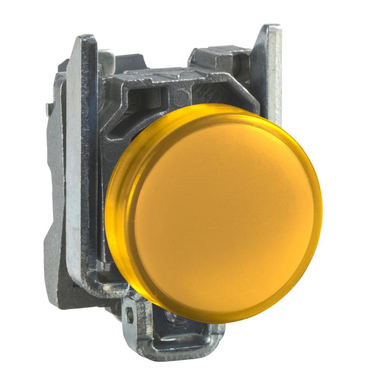 Signallampa XB4BV med inbyggd LED - SIGNALLAMPA XB4-BVM5 ORANGE LED 230/240V AC ORANGE