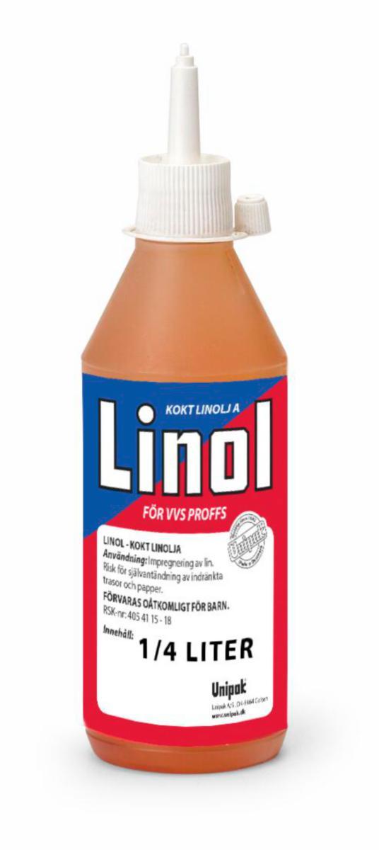 Linolja, kokt - KOKT LINOLJA 0.25 L 