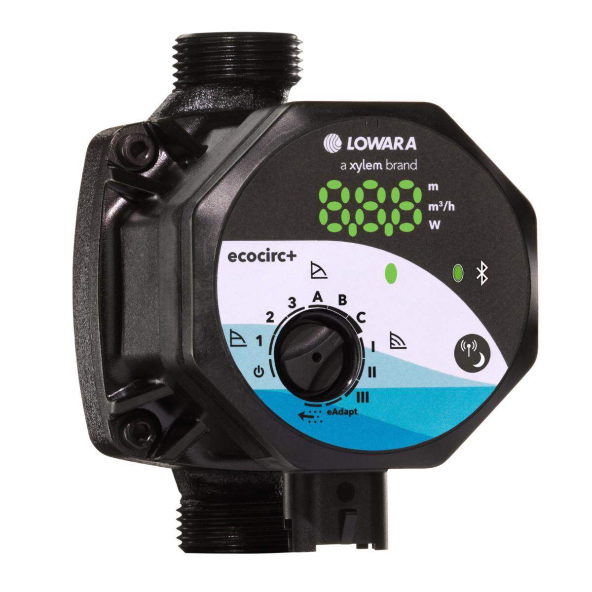 Cirkulationspump ecocirc +, Lowara - ECOCIRC S+ 15-4/130 CIRKULATIONSPUMP. LOWARA