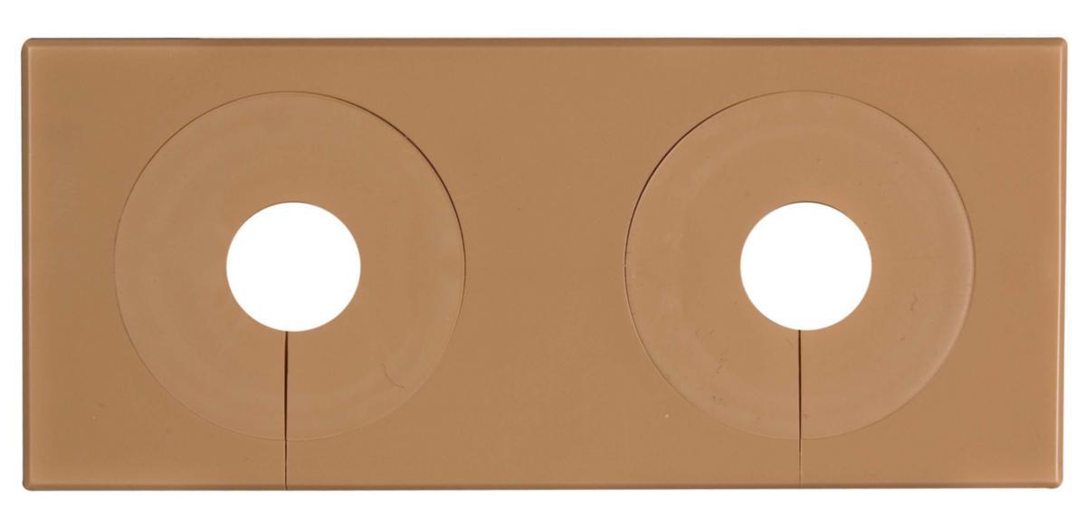 Vulkbricka f 2-rör delbar för rör 12-22 mm. fp 51469 bru...