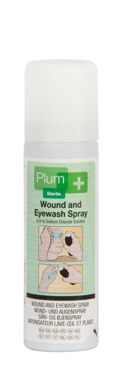 Ögonspray, sårtvätt, Plum - ÖGONSPRAY/SÅRTVÄTT PLUM 45530 0.9% NACL 50ML