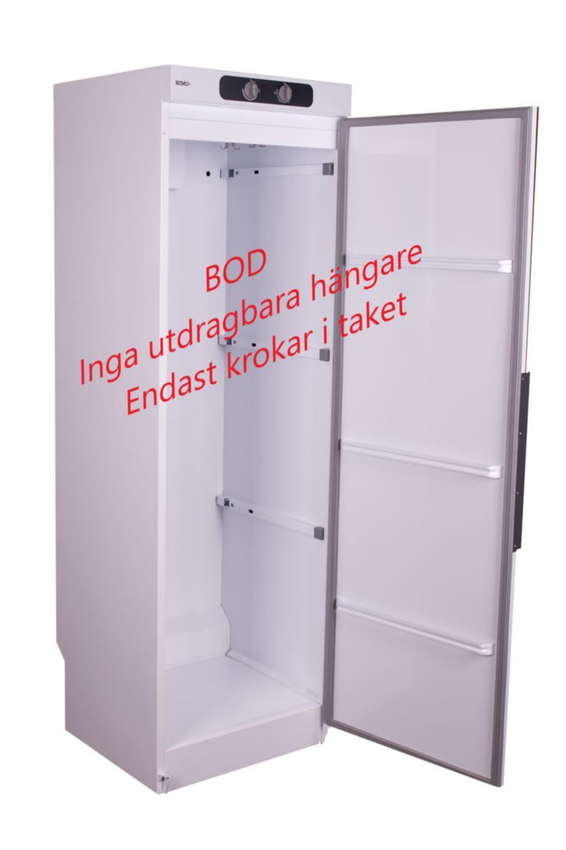 Torkskåp, Easy Dryer 1900, inredning BOD - TORSKÅP EASY DRYER 1900 VIT VÄNSTER BOD