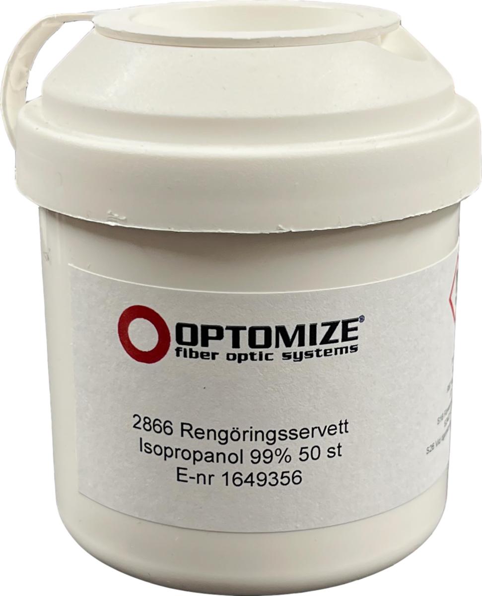 Våtduk, Optomize - ISOPROPANOLSERVETT 99% 2866