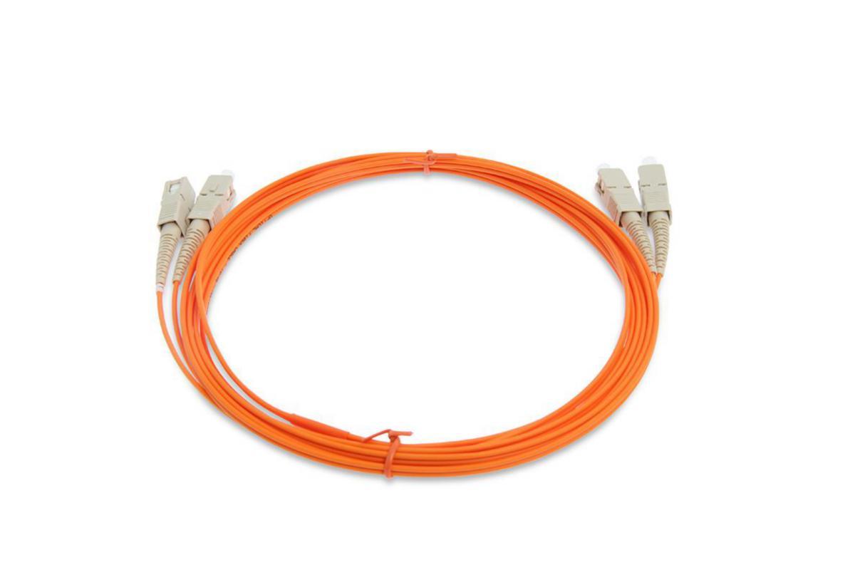 Fiberkablage MM OM2 2xSC-SC 50/125 - 2XSC-SC 50/ MM 10M ORANGE 41F-20-SC-SC-10