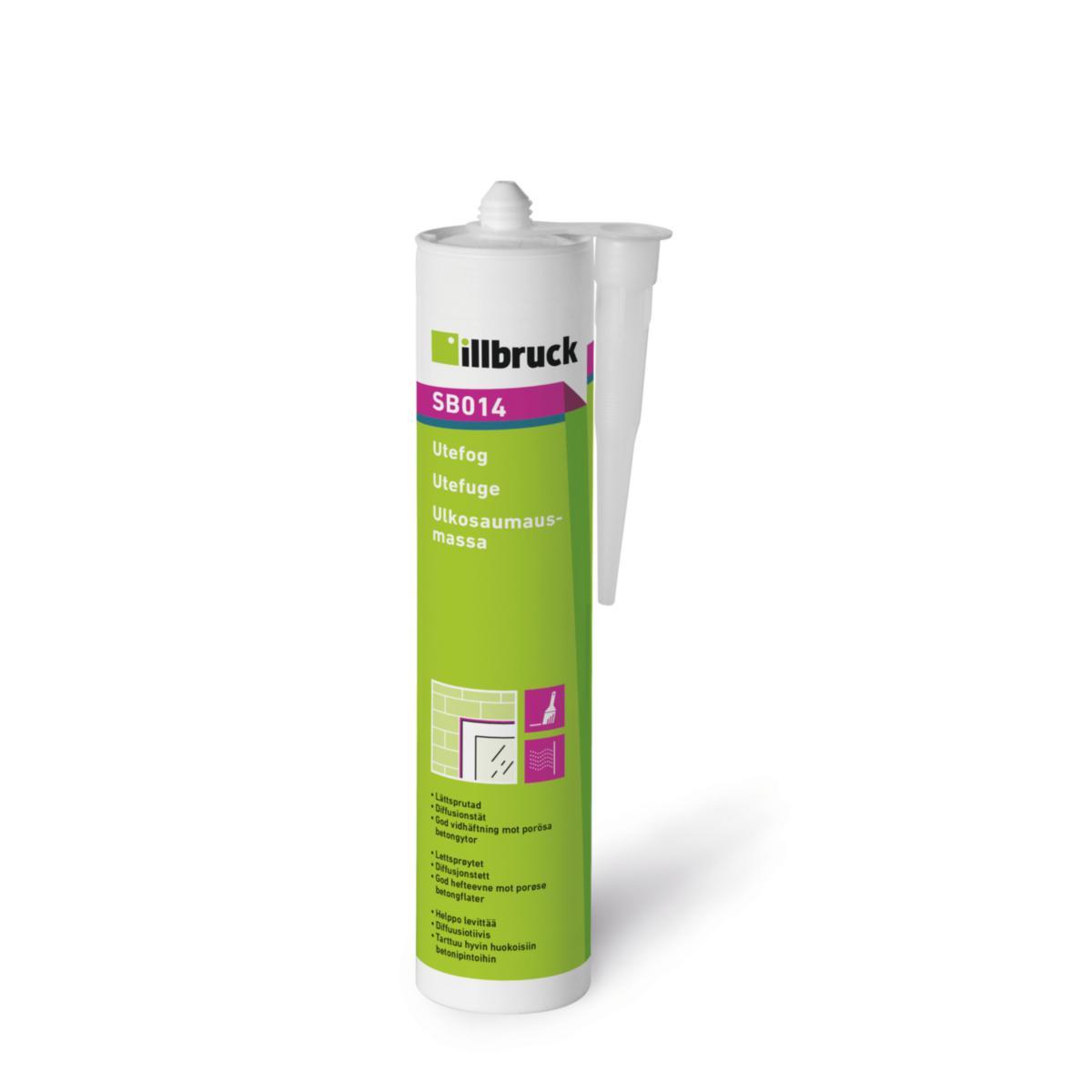 Fogmassa illbruck SB014 Utefog - FOGMASSA ILLBRUCK UTEFOG SB014 BENVIT 300ML