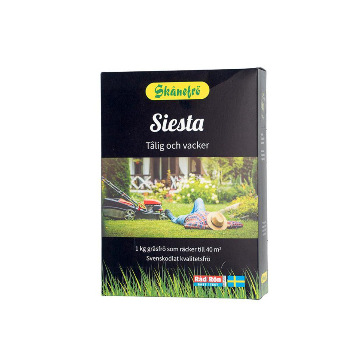 Gräsfrö Skånefrö Siesta - GRÄSFRÖ SKÅNEFRÖ SIESTA 1KG