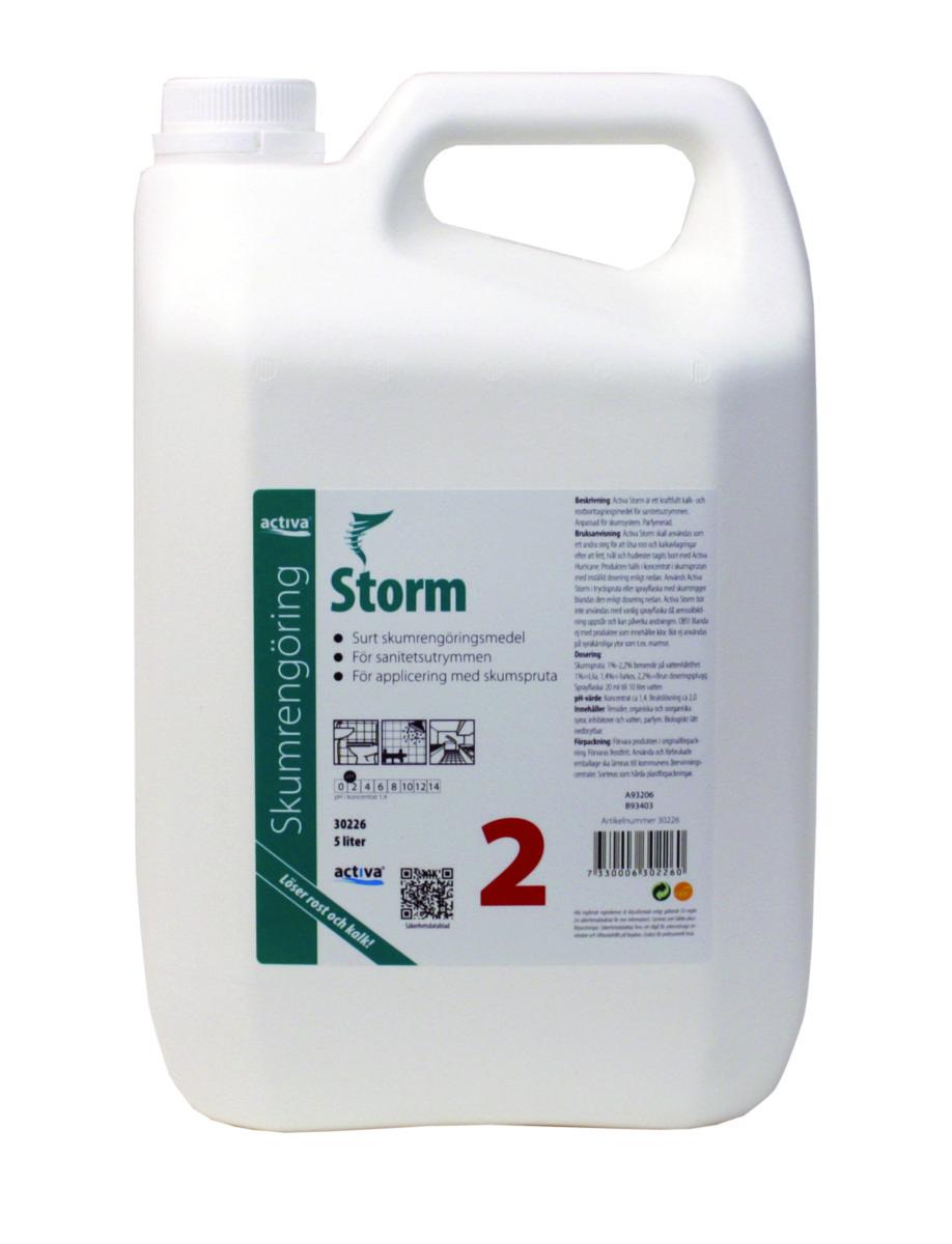 Kalkborttagningsmedel Activa Storm - KALKBORTTAGNINGSMEDEL ACTIVA STORM F SKUMSYSTEM 5 LITER