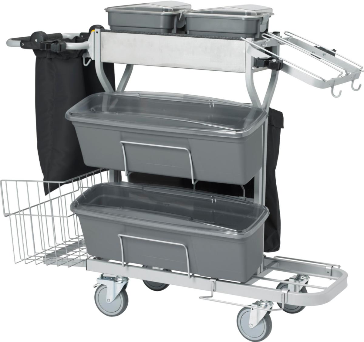 Rengöringsvagn Vikan 60 cm - RENGÖRINGSVAGN KOMP PLUS VIKAN 60CM GRÅ FÖR 60CM MOPP