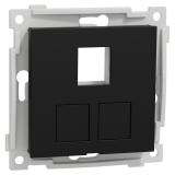 Centrumplatta rak Keystone RS PLUS svart