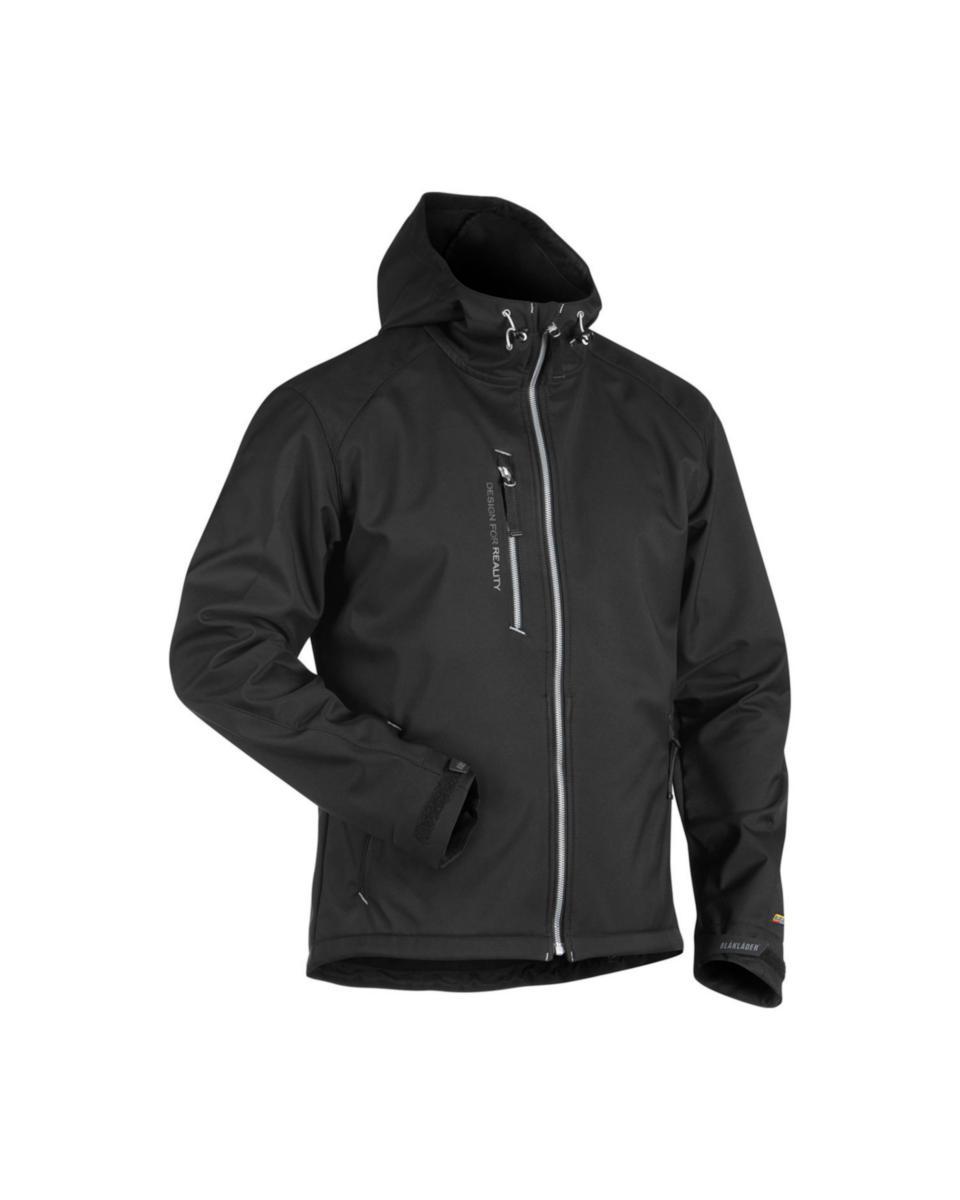 Softshelljacka Blåkläder 4949-2517 - SOFTSHELLJACKA BLK 4949-2517 SVART/SILV STL M