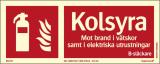 Färgefterlysande "Brandskyltar ISO" Supernova+®