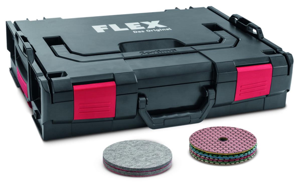 Tillbehörsset Flex Sten - TILLBEHÖRSSET FLEX STEN 125MM S-BOX SE 14-2 125