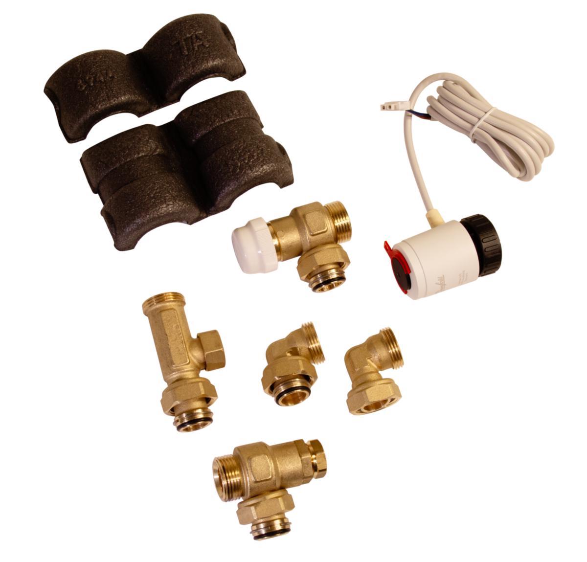 Ventilsats V2066, Frico - VENTILSATS V20661 SLS FRICO 2-VÄGSVENTIL OCH STÄLLDON