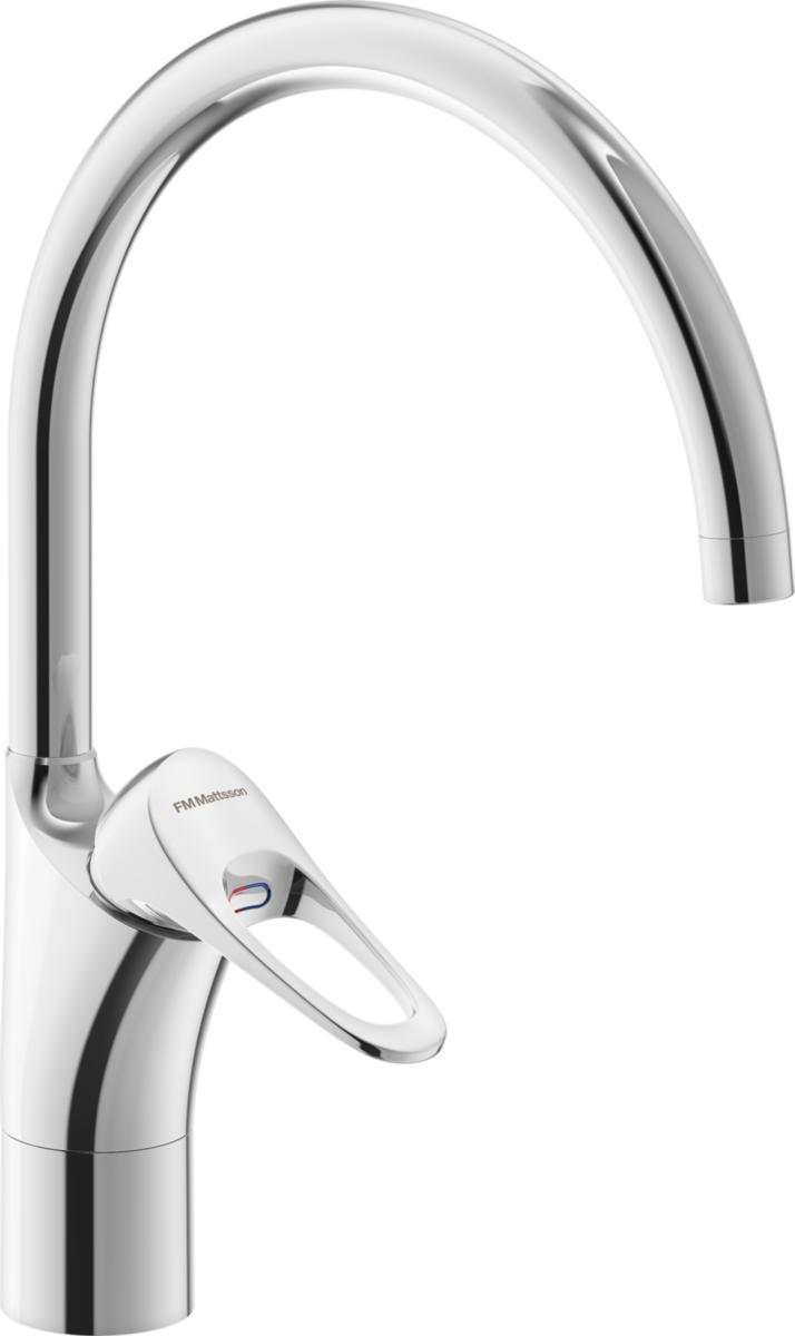 Köksblandare 9000XE med C-pip, FMM - FMM 9000XE KÖKSBLANDARE C-PIP KROM,BREEAM,LEED,4,5L/MIN.3/8"