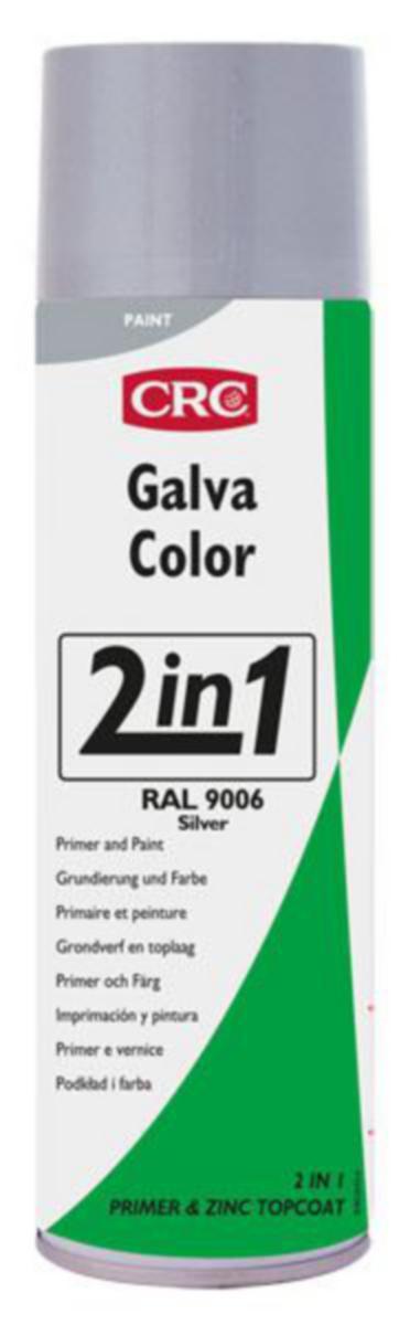 Aerosollack, CRC Galvacolor - AEROSOLLACK GALVACOLOR CRC SILVER RAL9006 500ML