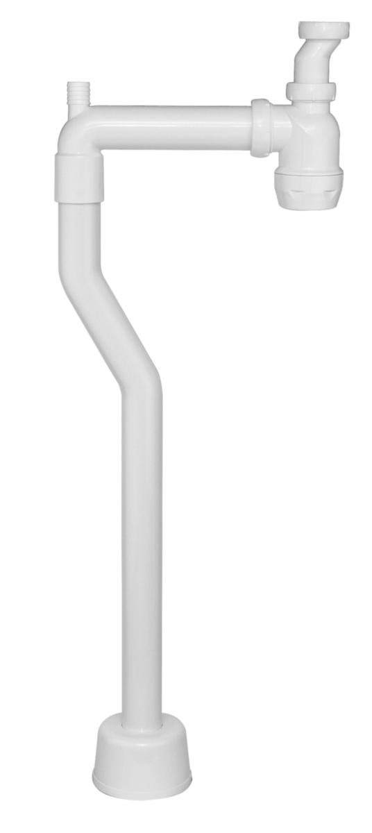Flexivattenlås för tvättställ, Faluflexi2, för 40 mm:s rör - VATTENLÅSSATS FLEXI VIT R32X40 ABS 0-290MM