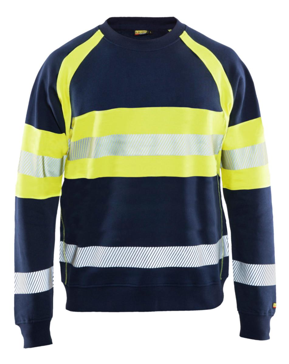 Tröja Blåkläder 3459-1762 - TRÖJA BLK 3459-1762 MULTINORM VARSEL MARIN/GUL STL S