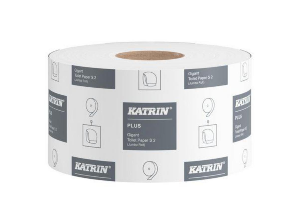 Toalettpapper Katrin Plus Gigant - TOALETTPAPPER KATRIN GIGANT S 2-LAG 160M/RL 12 RL/FRP 108925
