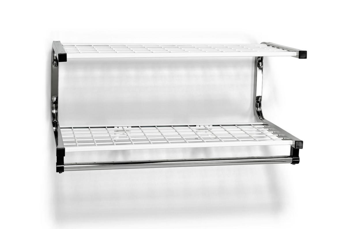 Hatthylla Habo 7000 - HATTHYLLA HABO 7000 VIT 800 MM MED FÖRNICKLAD KONSOL